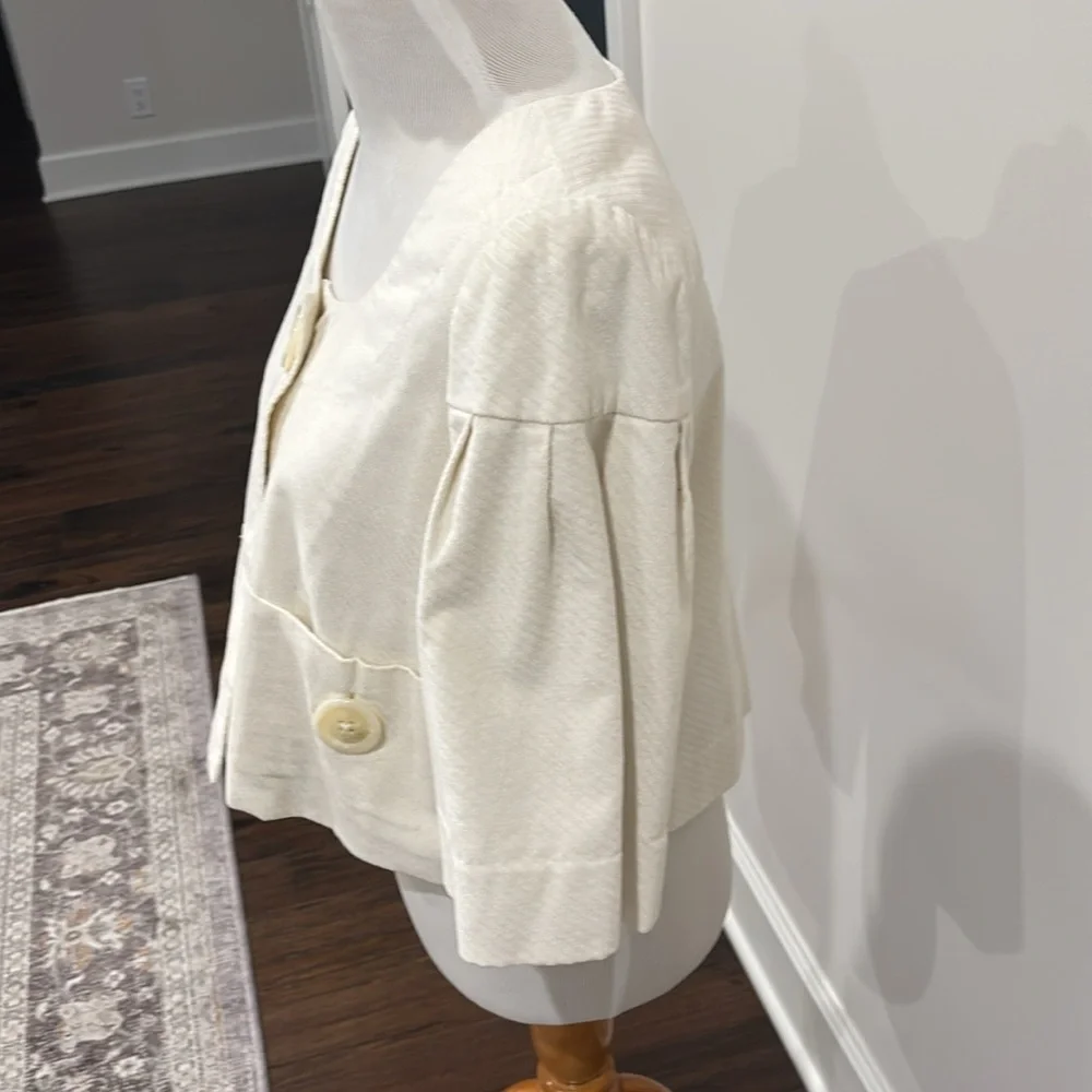 Anthropologie Elevenses Swing Jacket 8 - Picture 3 of 7